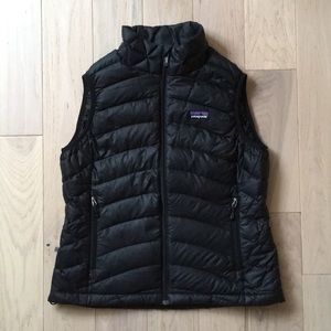 Patagonia puffer vest, black, Women’s small